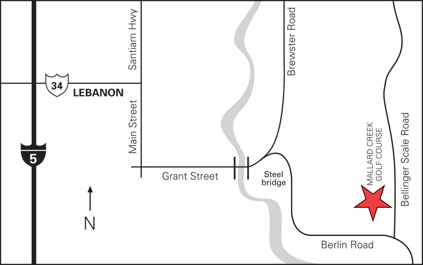 Mallard Creek Golf Course Map